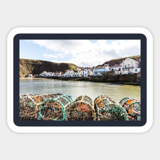 Staithes Fishing Village, Yorkshire, UK Sticker